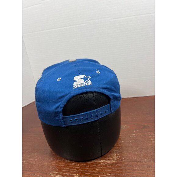 Vintage Starter Duke Blue Devils NCAA Snapback Hat Blue & Gray X3 - Picture 2 of 4